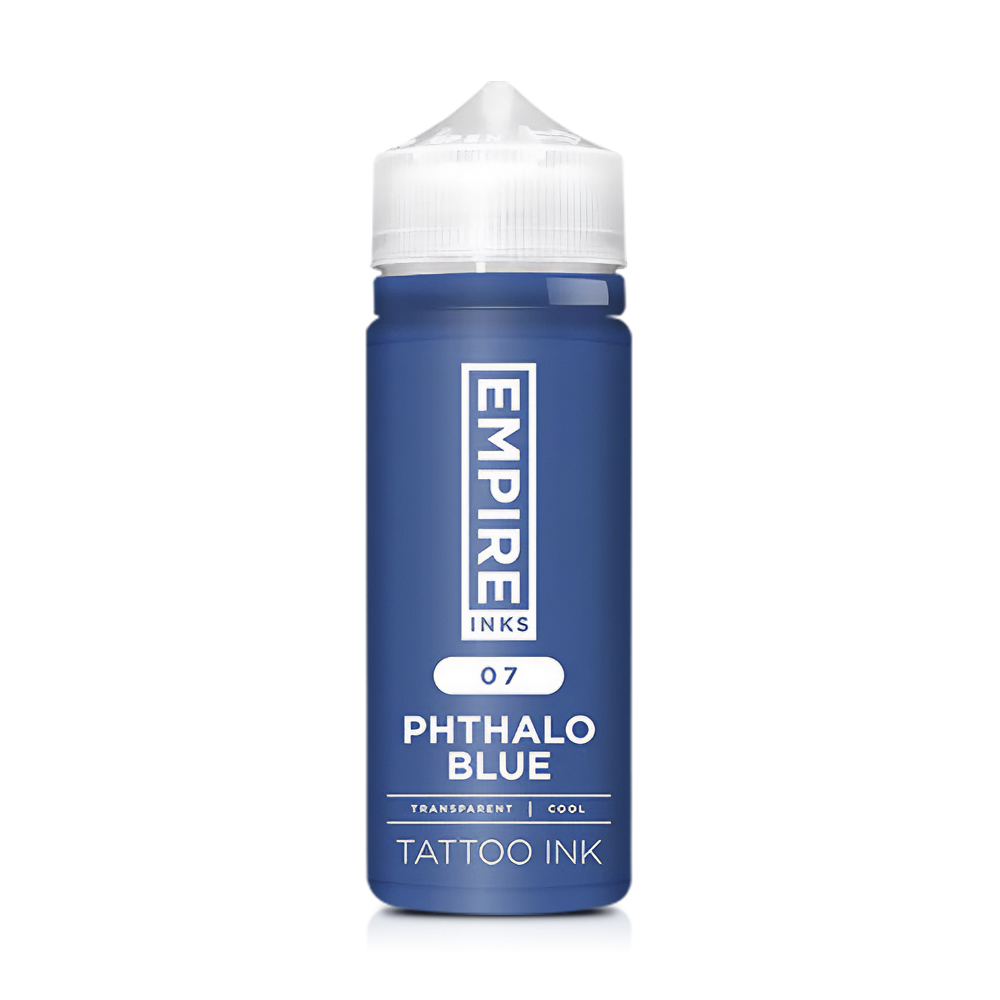 Empire Inks Phthalo Blue | Vibrant Cool Blue Tattoo Ink for Custom ...