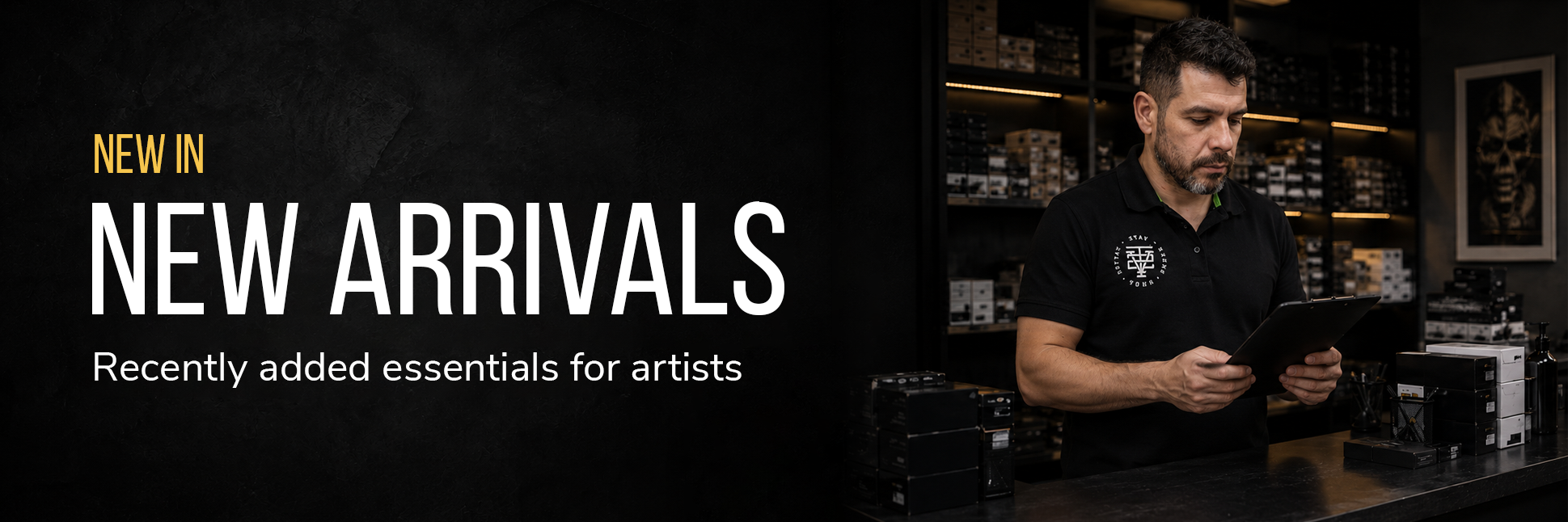 New arrivals - recently added essentials for artists