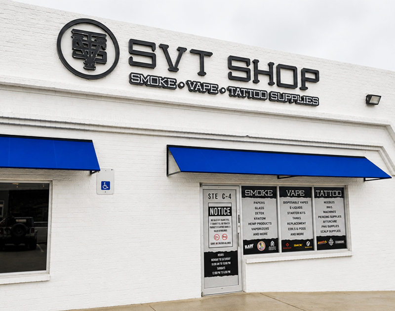 SVT Shop Montana storefront on Montana Avenue in El Paso
