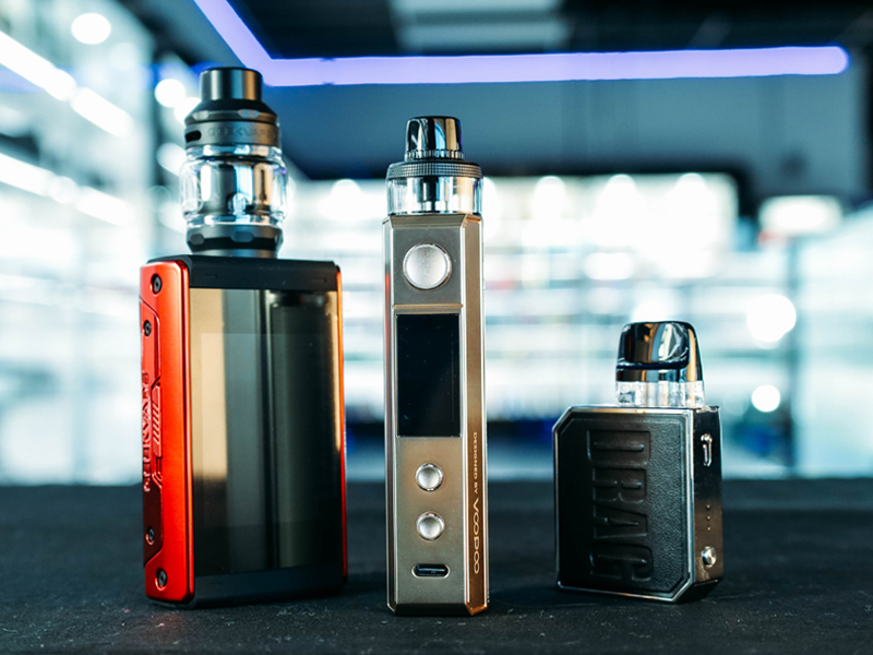 Vape devices and pods at SVT Shop