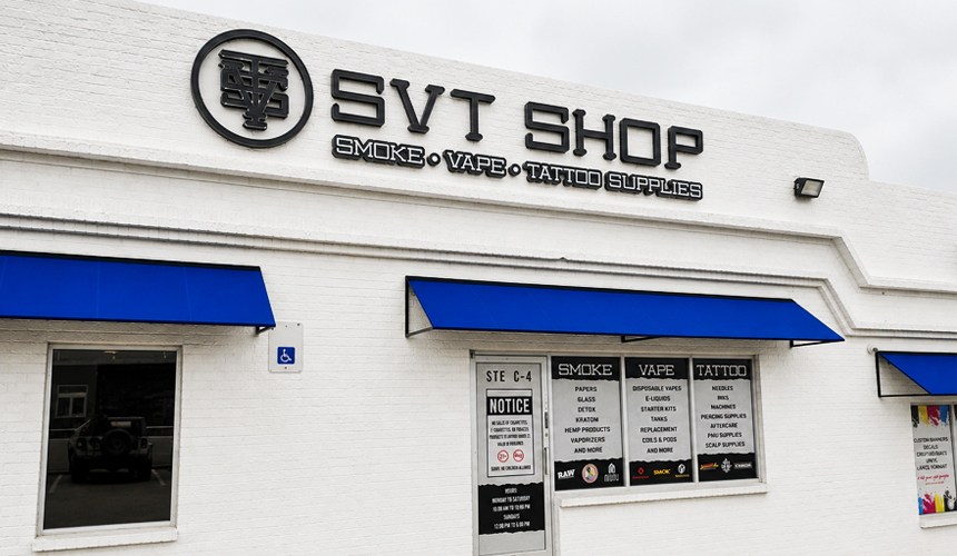 SVT Shop Montana storefront in El Paso, Texas