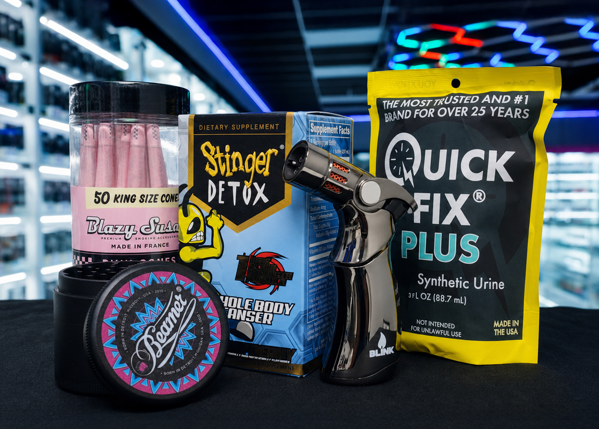 Smoke shop accessories available at SVT Shop in El Paso