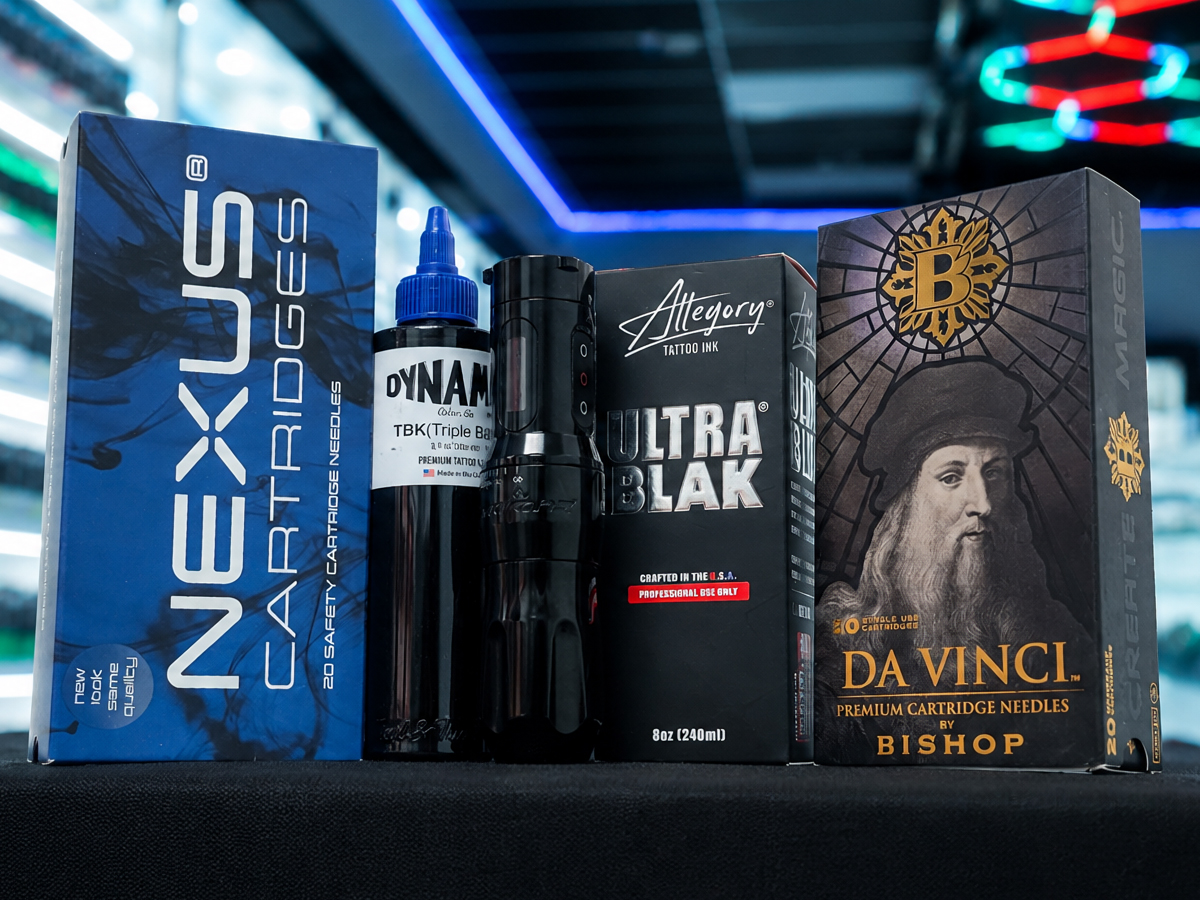 Nexus cartridges and professional tattoo supplies