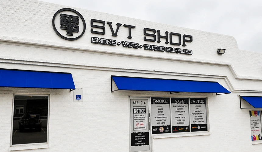 SVT Shop Montana storefront in El Paso, Texas